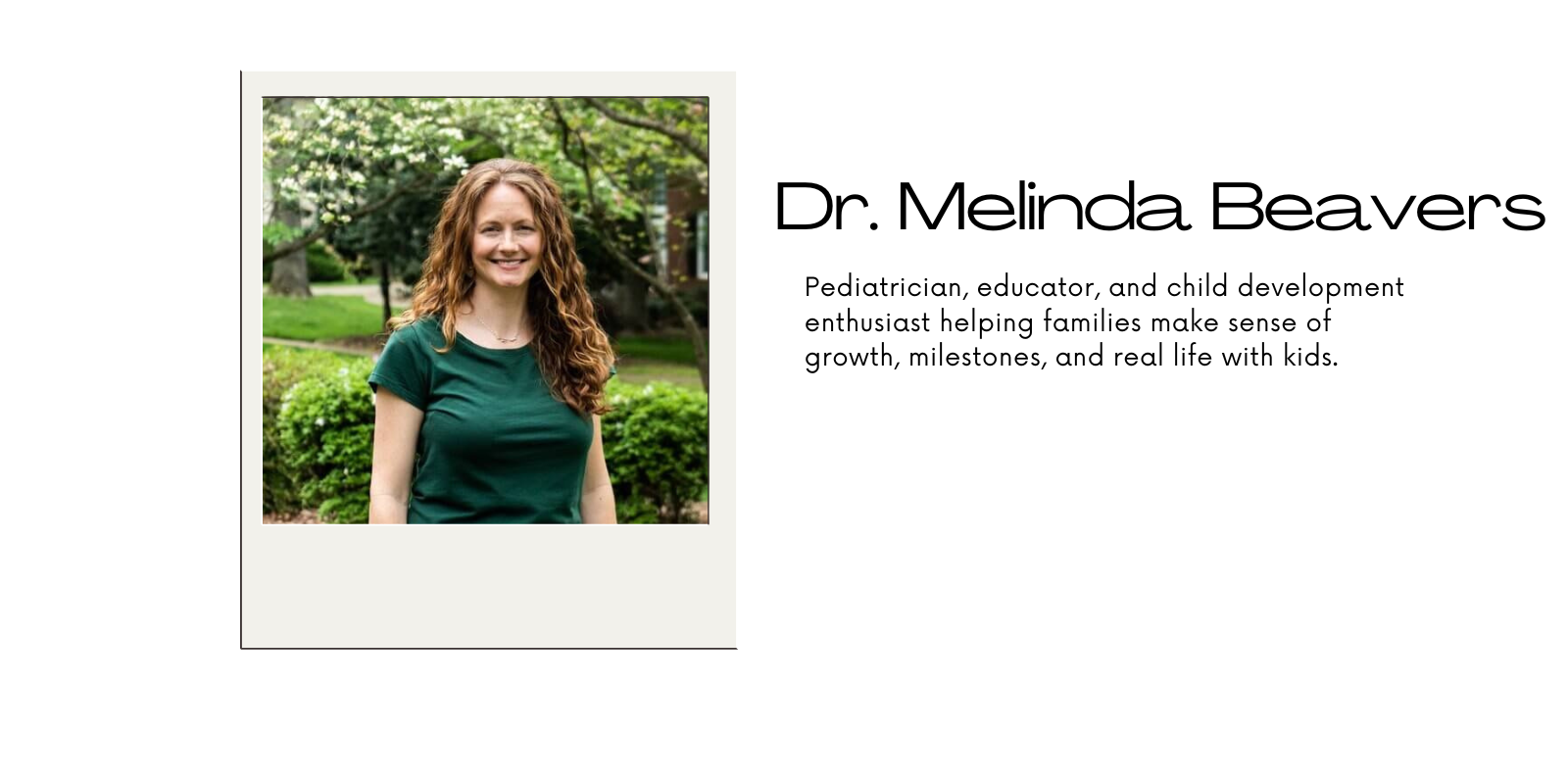 Dr. Melinda Beavers MD, PhD