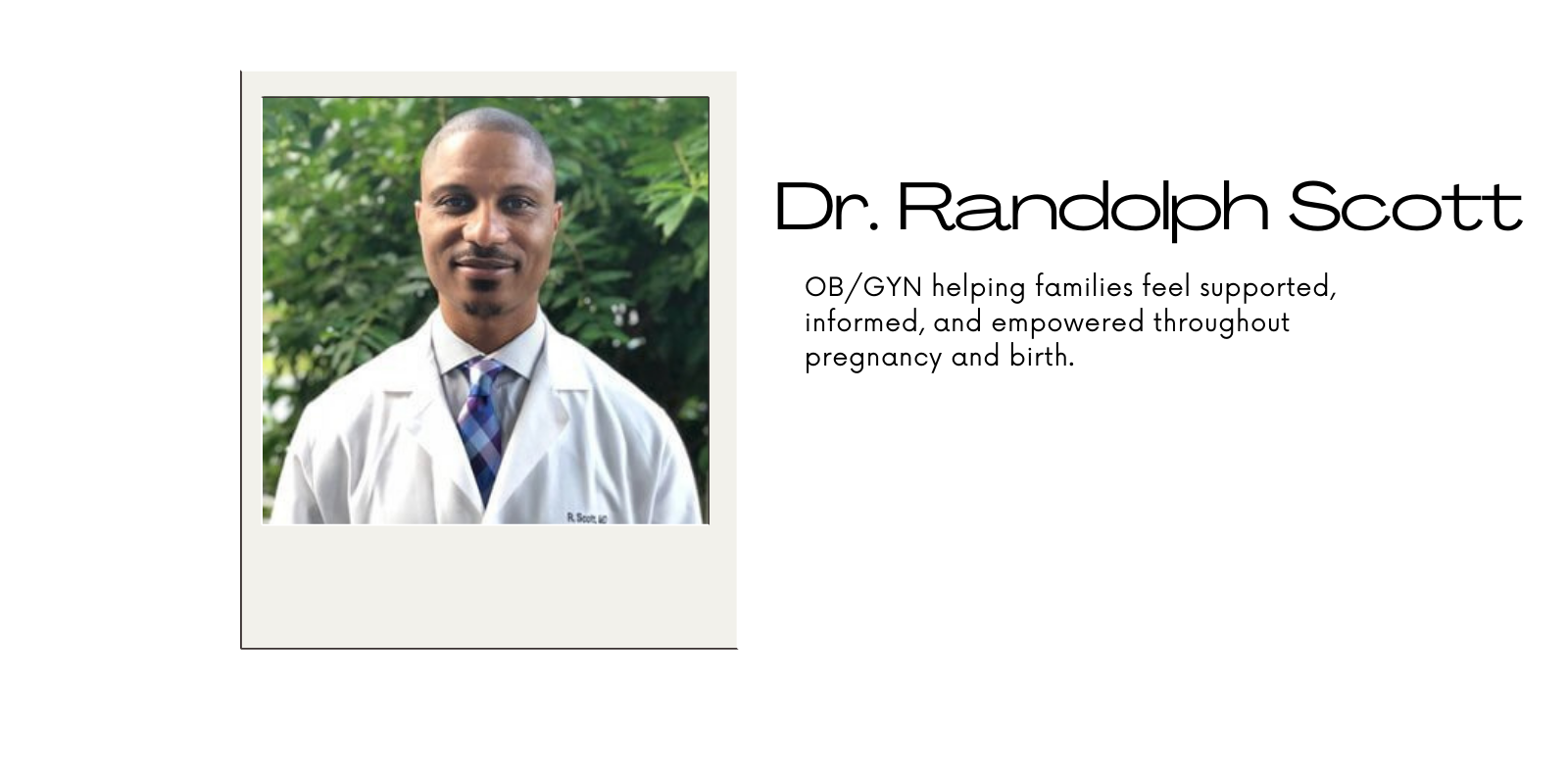 Dr. Randolph Scott, MD