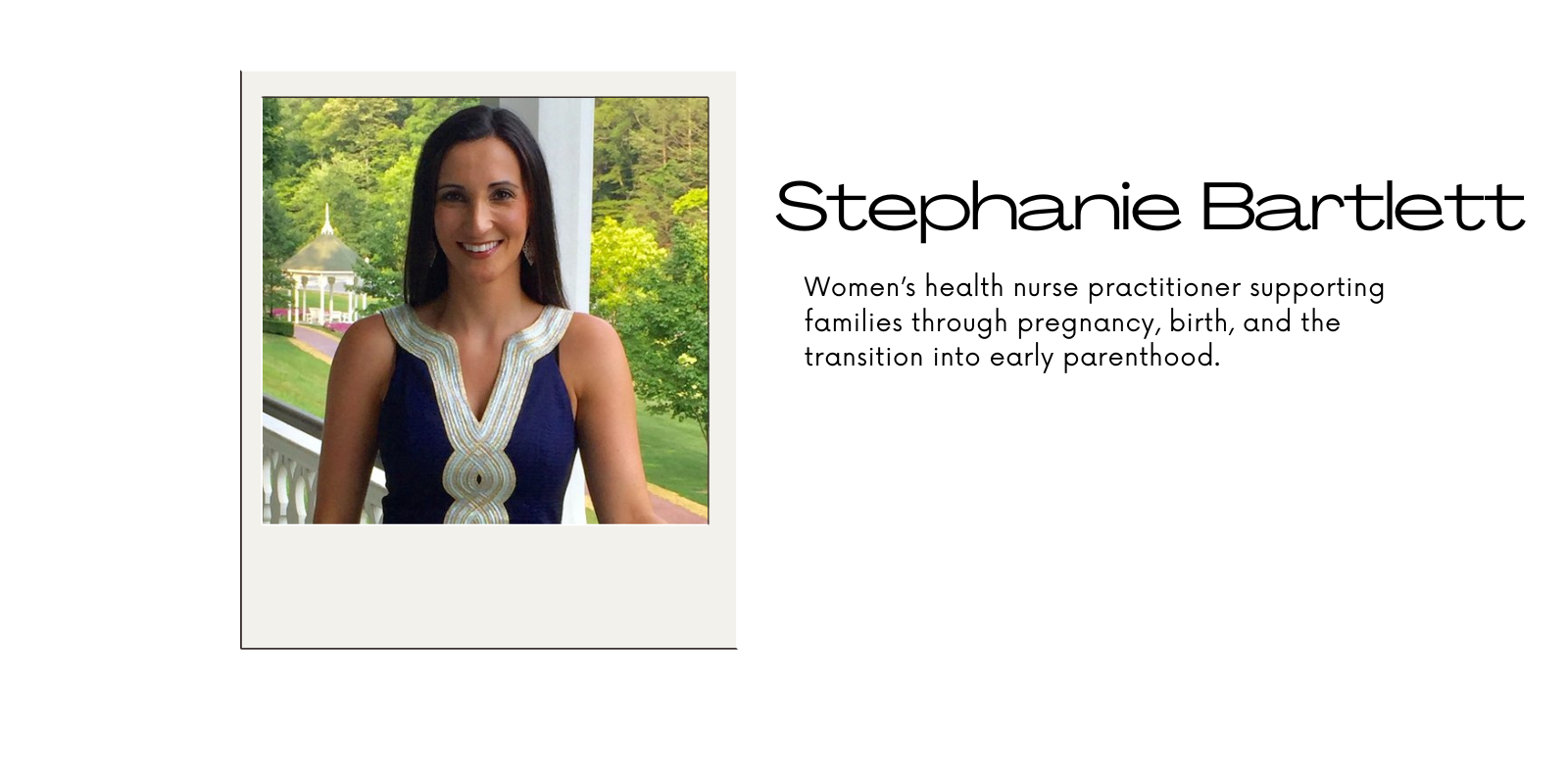 Stephanie Bartlett, MSN, APRN, WHNP-BC